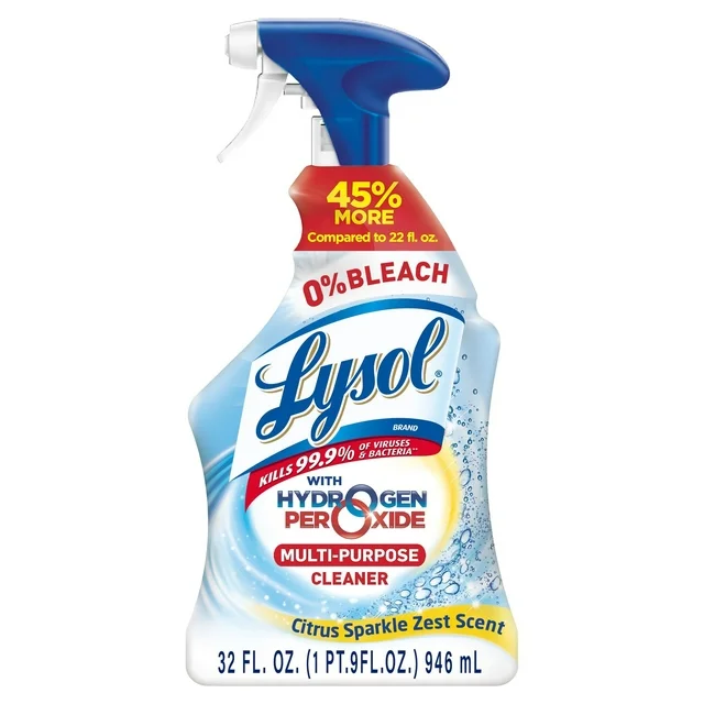Lysol Bleach Free Hydrogen Peroxide MultiPurpose Cleaner, Citrus 32 oz